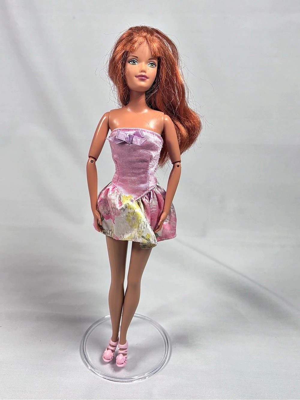 Mattel My Scene Kenzie Doll Pink Floral Fashion Doll with Dress